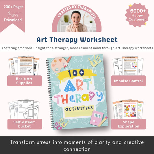 200+ Art Therapy Worksheets
