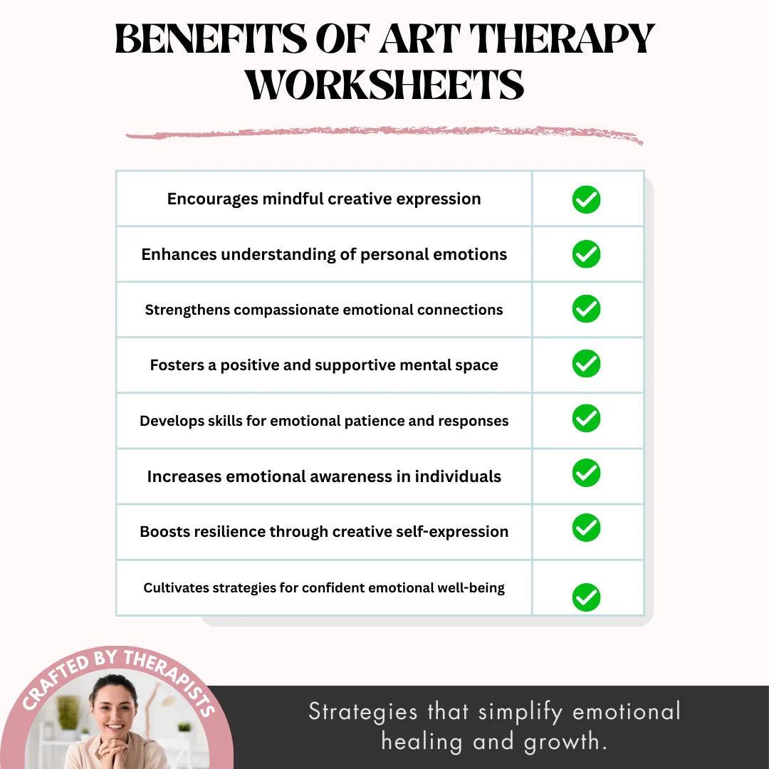 200+ Art Therapy Worksheets