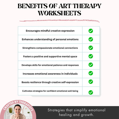 200+ Art Therapy Worksheets