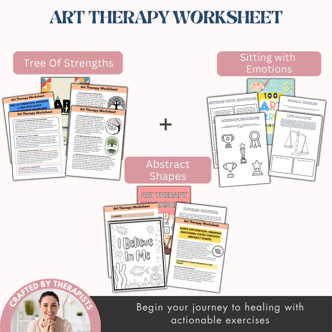 200+ Art Therapy Worksheets