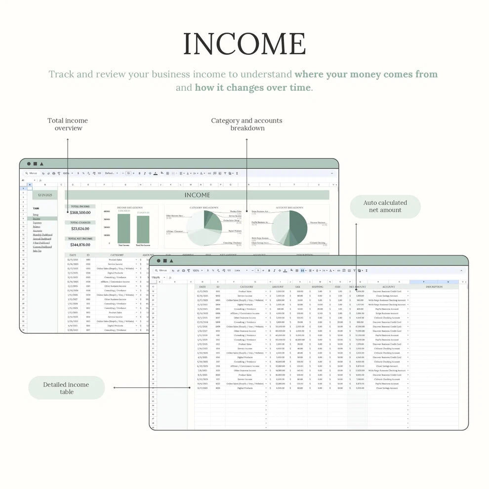 Aureline Easy Bookkeeping Planner