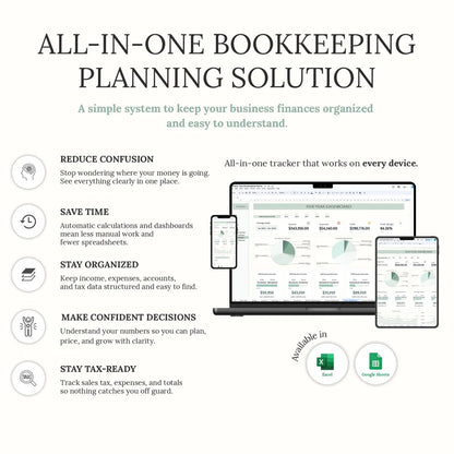 Aureline Easy Bookkeeping Planner
